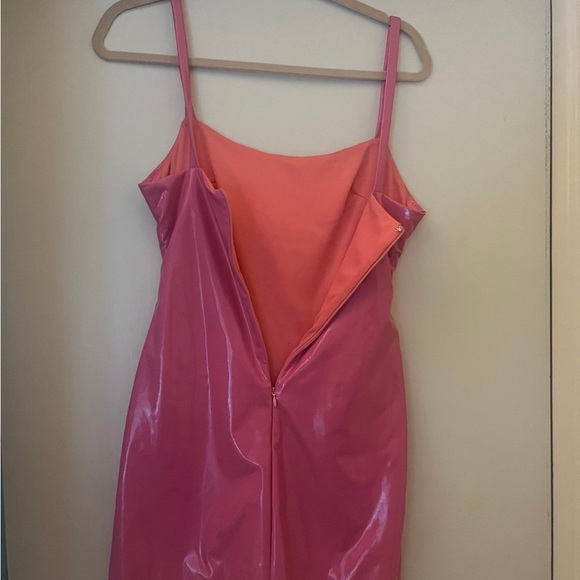 Pink revolve supedown latex dress - Picture 3 of 3